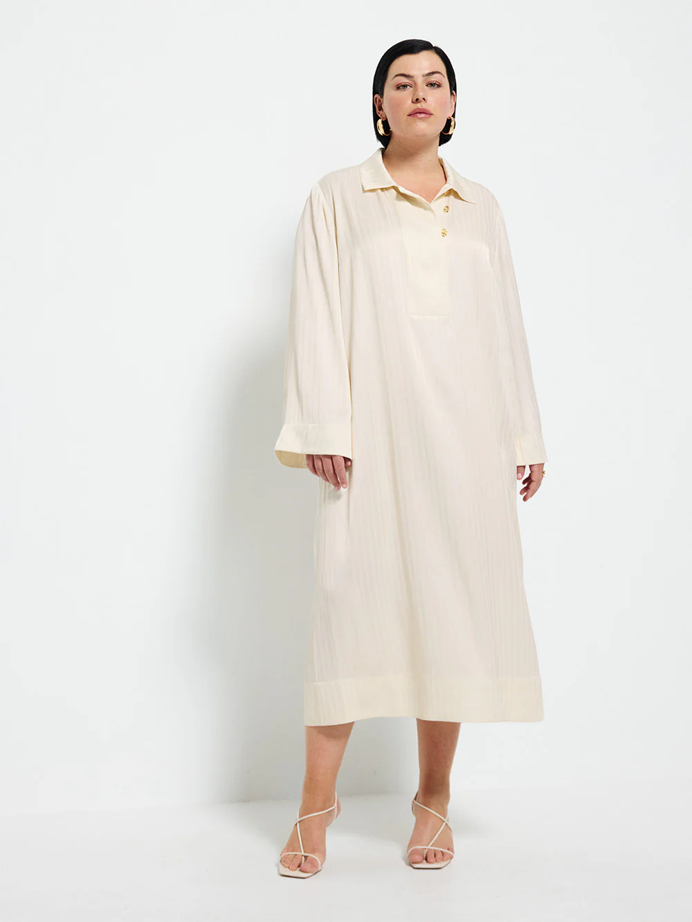 Collared Sheath Dress - Image 5