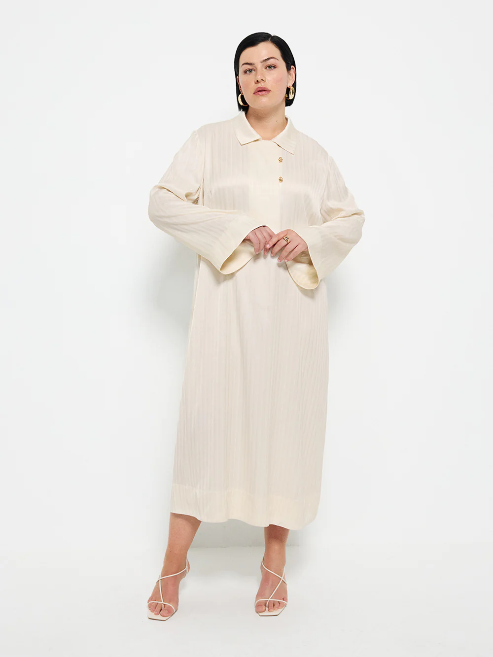 Collared Sheath Dress - Image 8