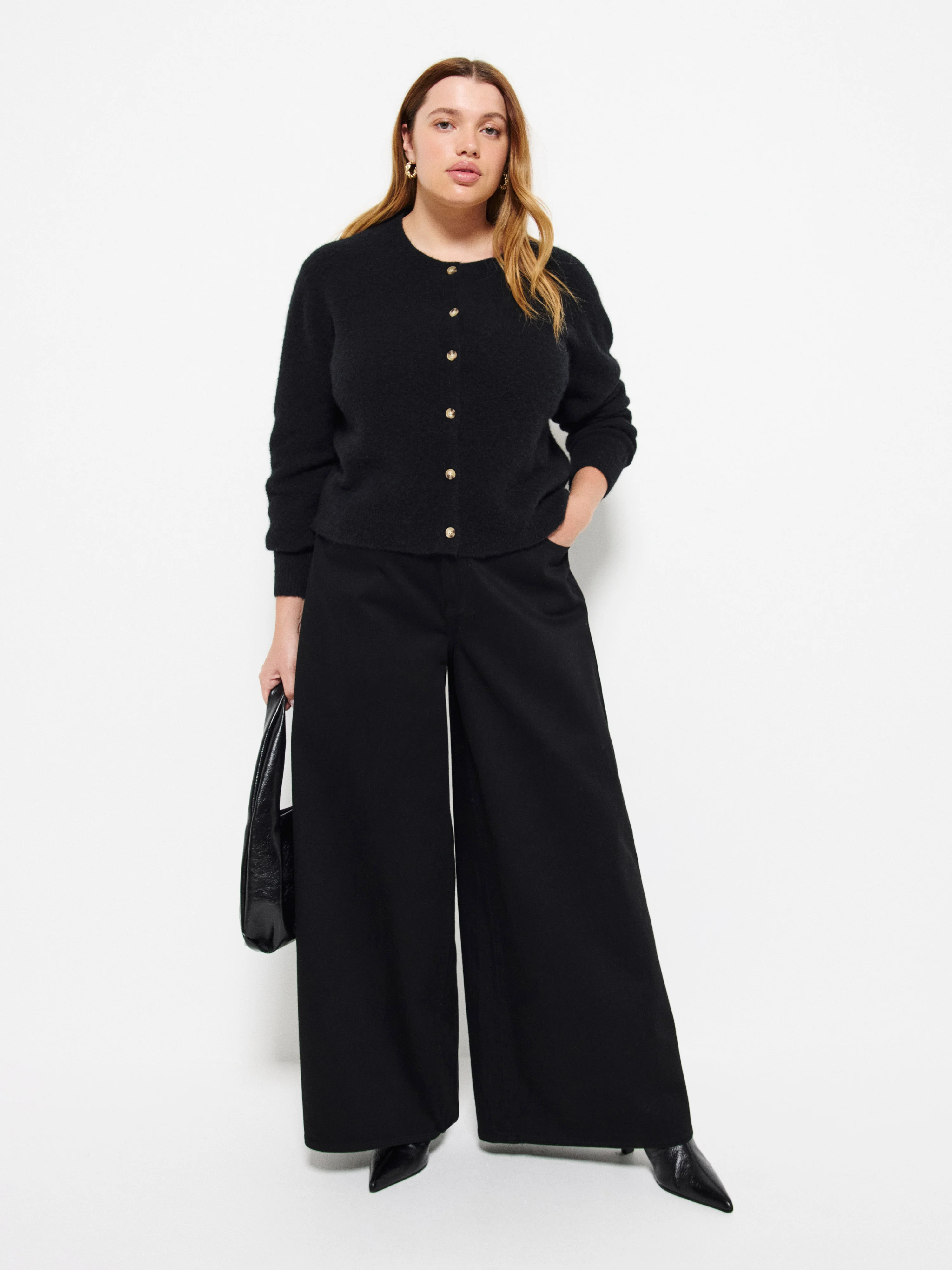 Elasticated Wide Leg Jean - Image 5