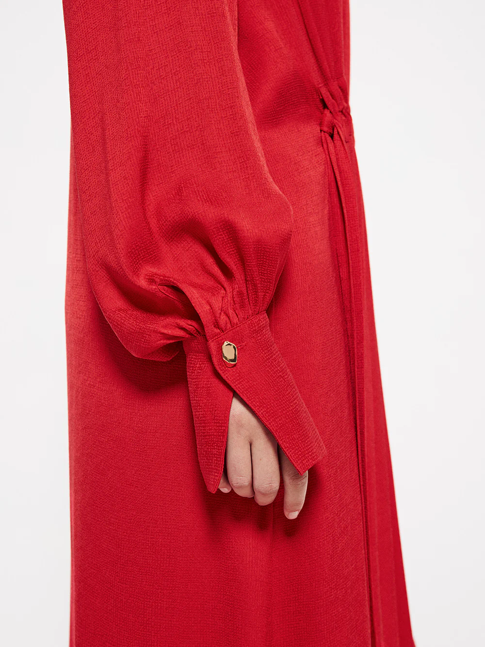 Gathered Midi Dress - Image 3