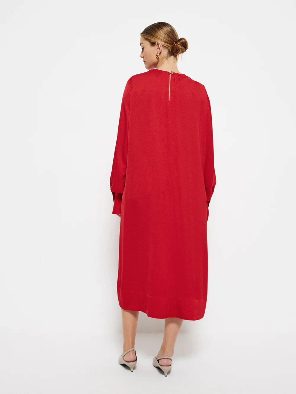 Gathered Midi Dress - Image 4