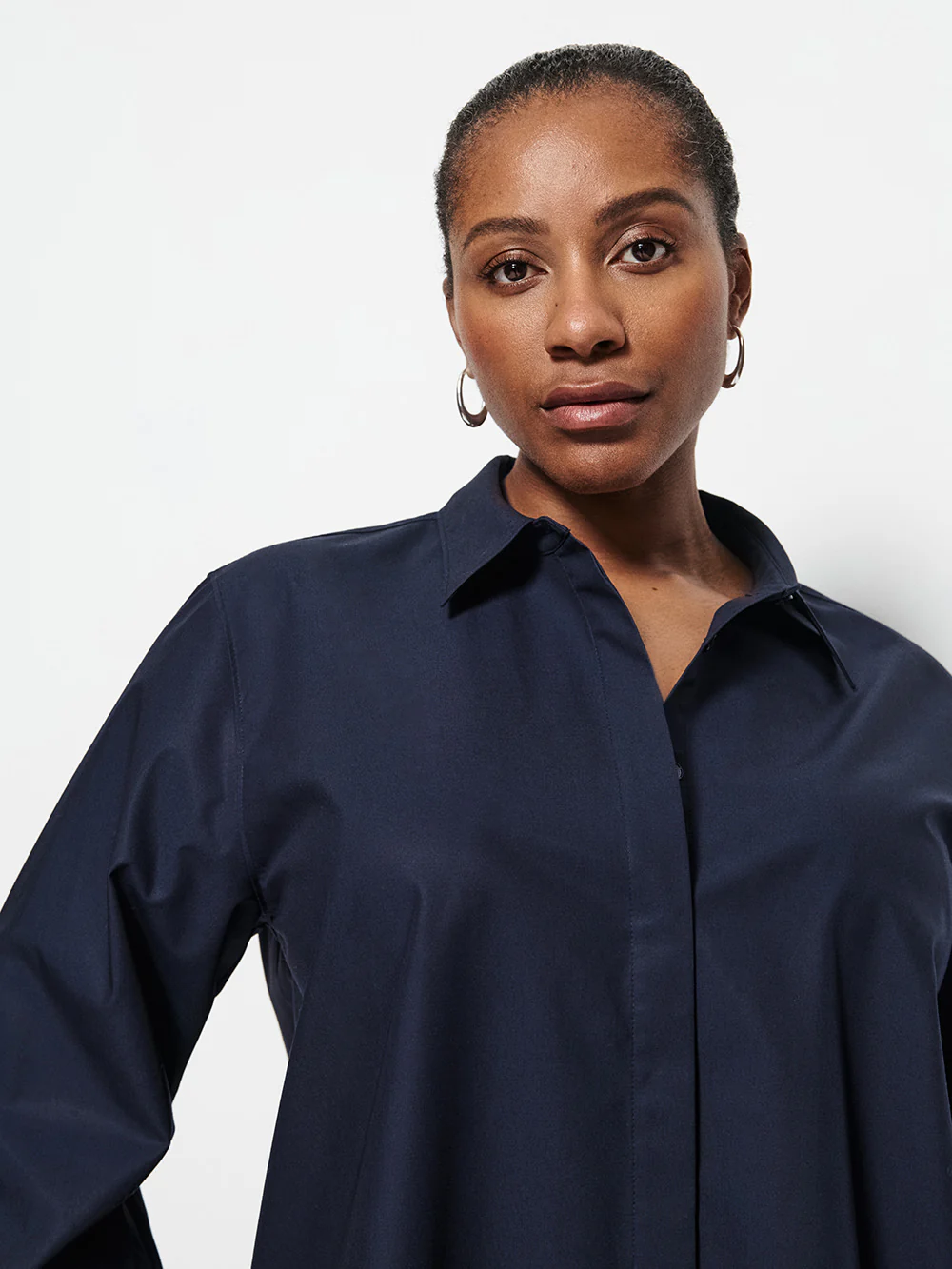 Good Earth Cotton Demi Shirt - Image 5