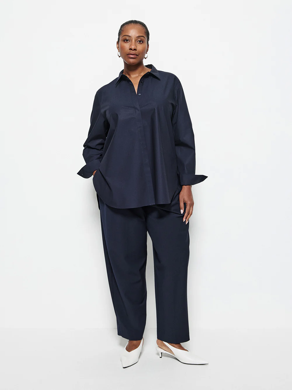 Good Earth Cotton Demi Shirt - Image 8
