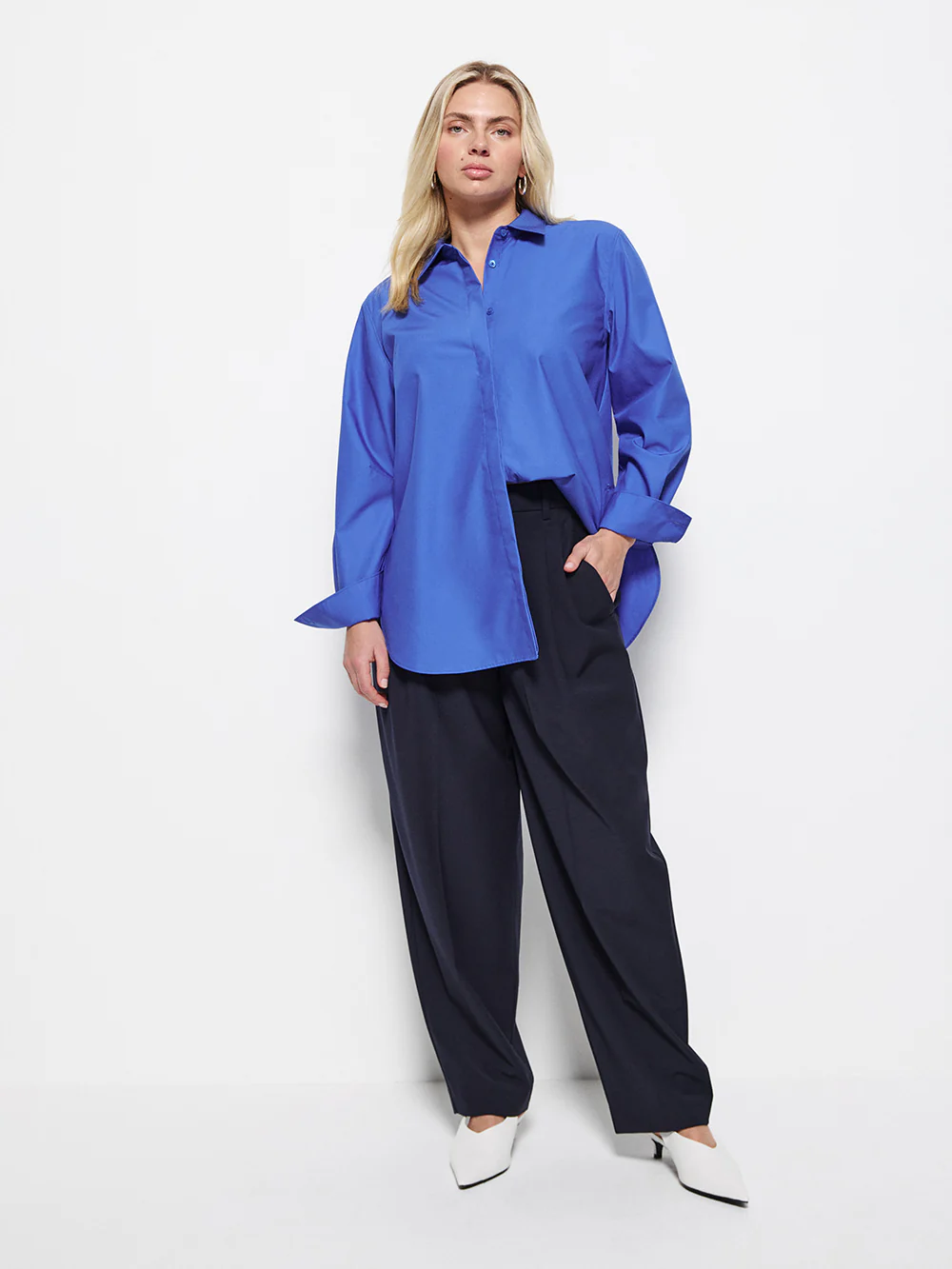 Good Earth Cotton Demi Shirt - Image 4
