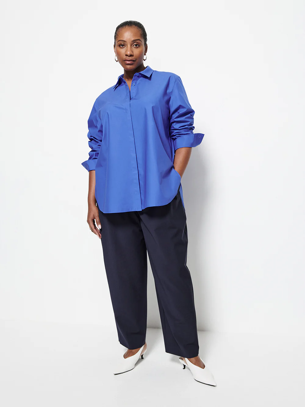 Good Earth Cotton Demi Shirt - Image 8