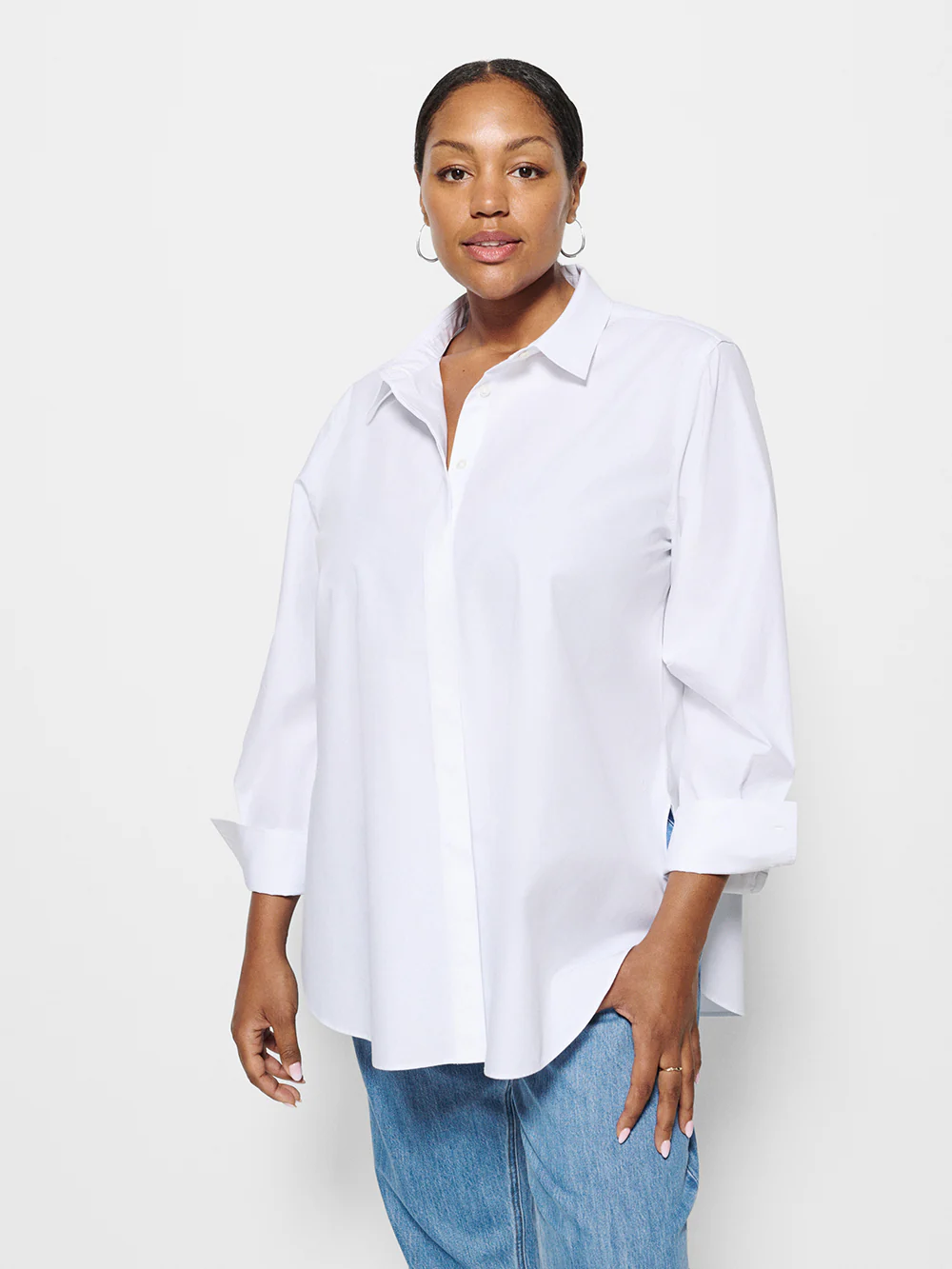 Good Earth Cotton Demi Shirt - Image 7