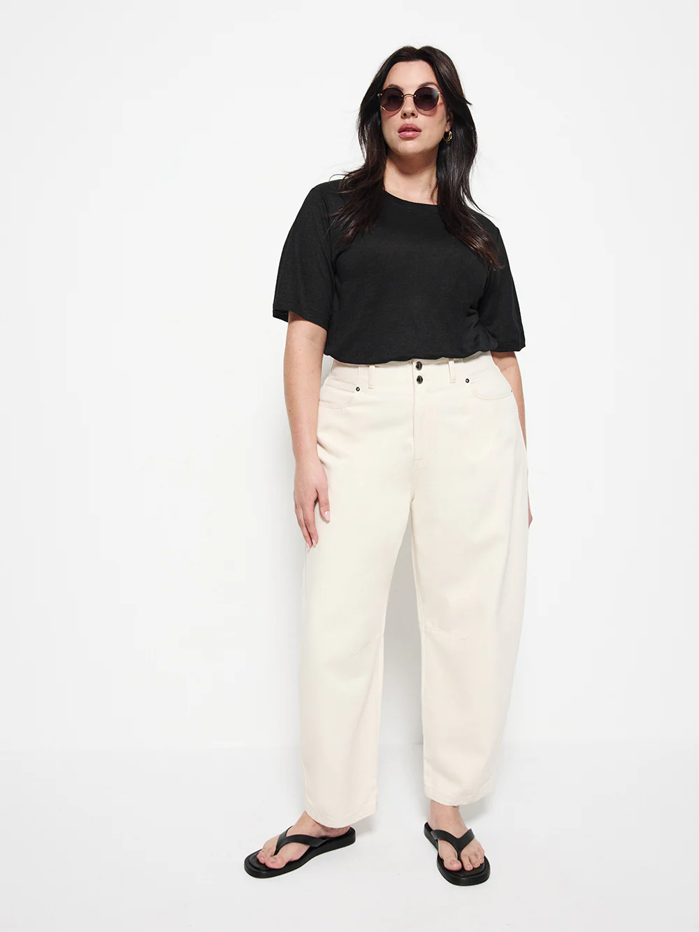 Short Sleeve Linen Tee - Image 8