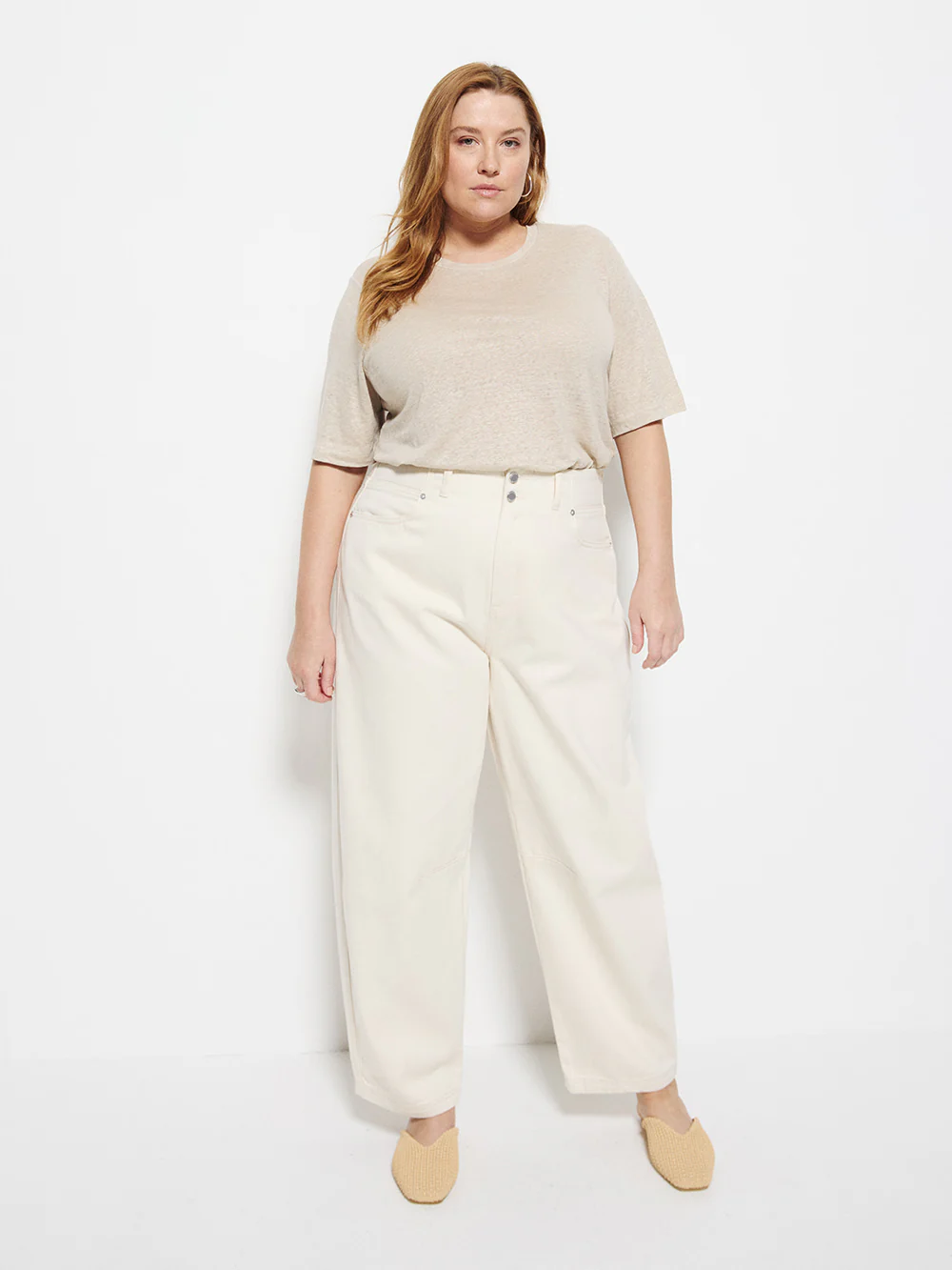 Short Sleeve Linen Tee - Image 9