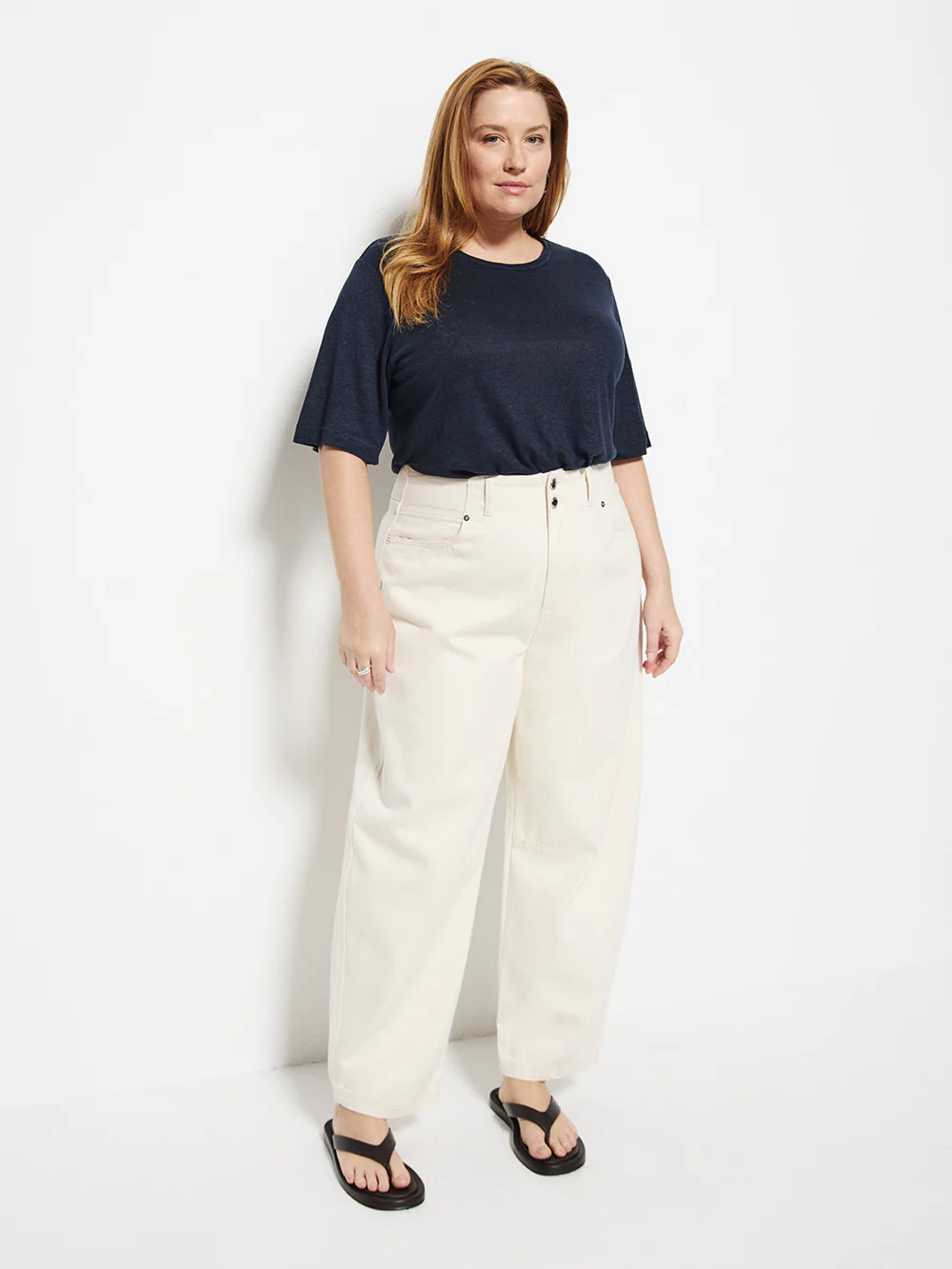 Short Sleeve Linen Tee - Image 9