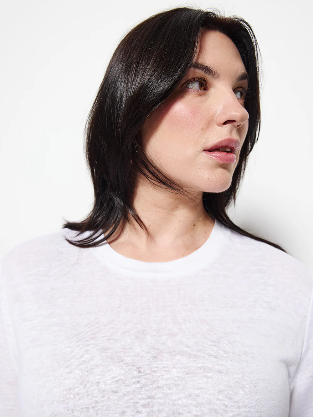 Short Sleeve Linen Tee - Image 6