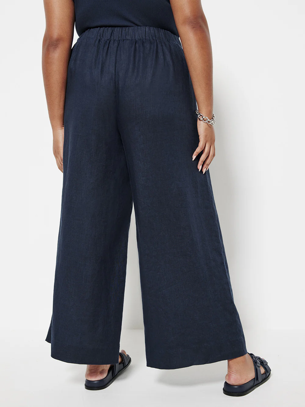 The Flat Front Linen Pant - Image 8