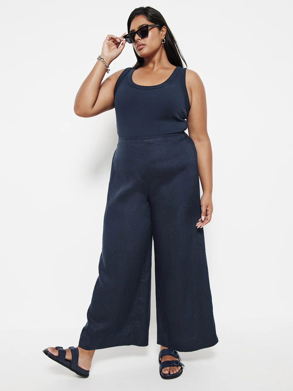 The Flat Front Linen Pant - Image 9