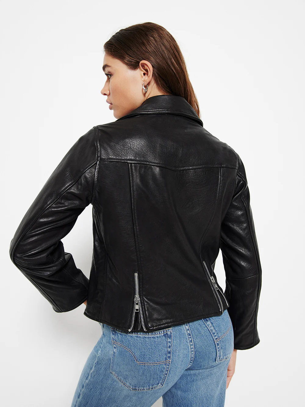The Leather Biker Jacket - Image 3