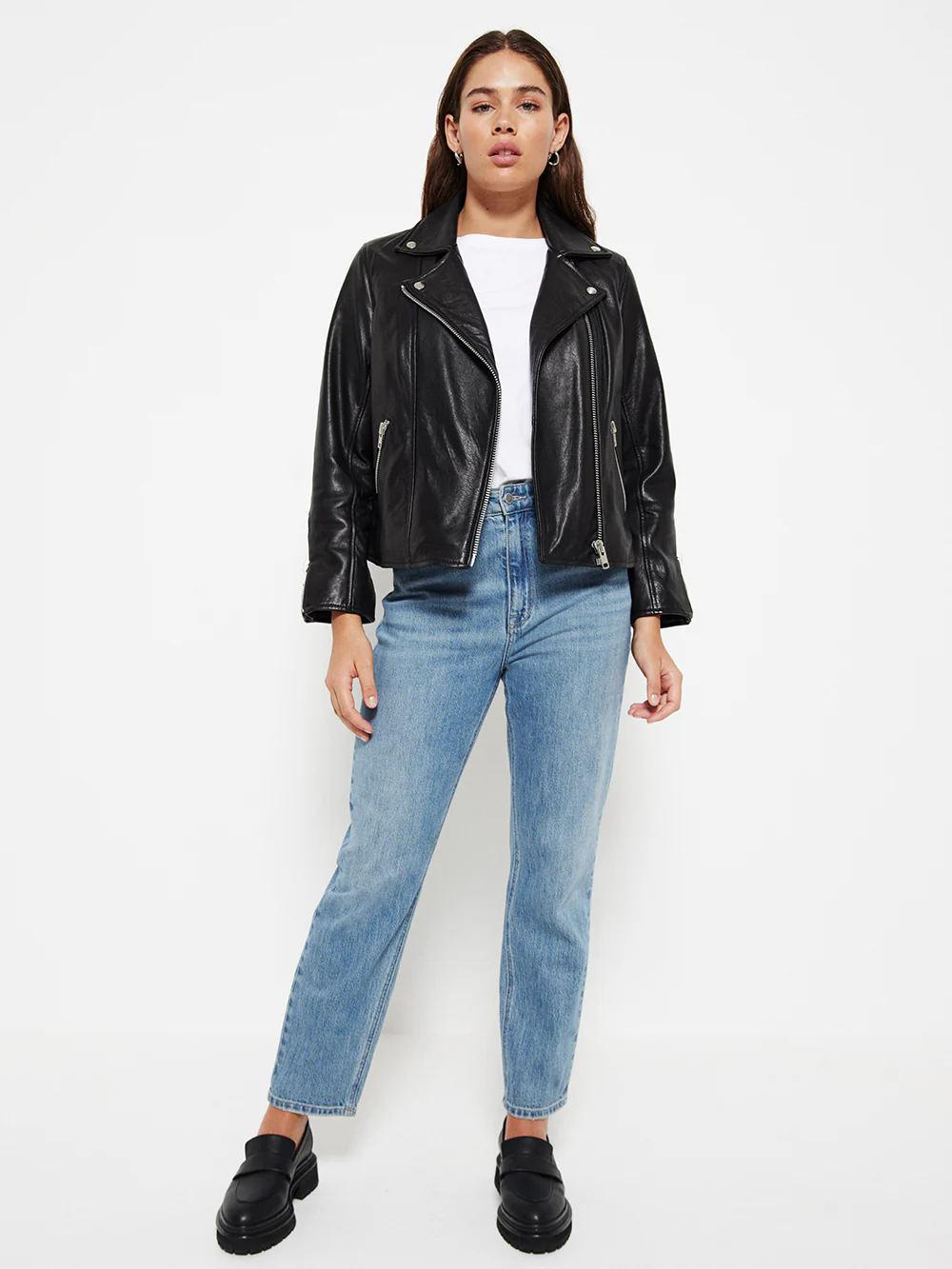 The Leather Biker Jacket - Image 4