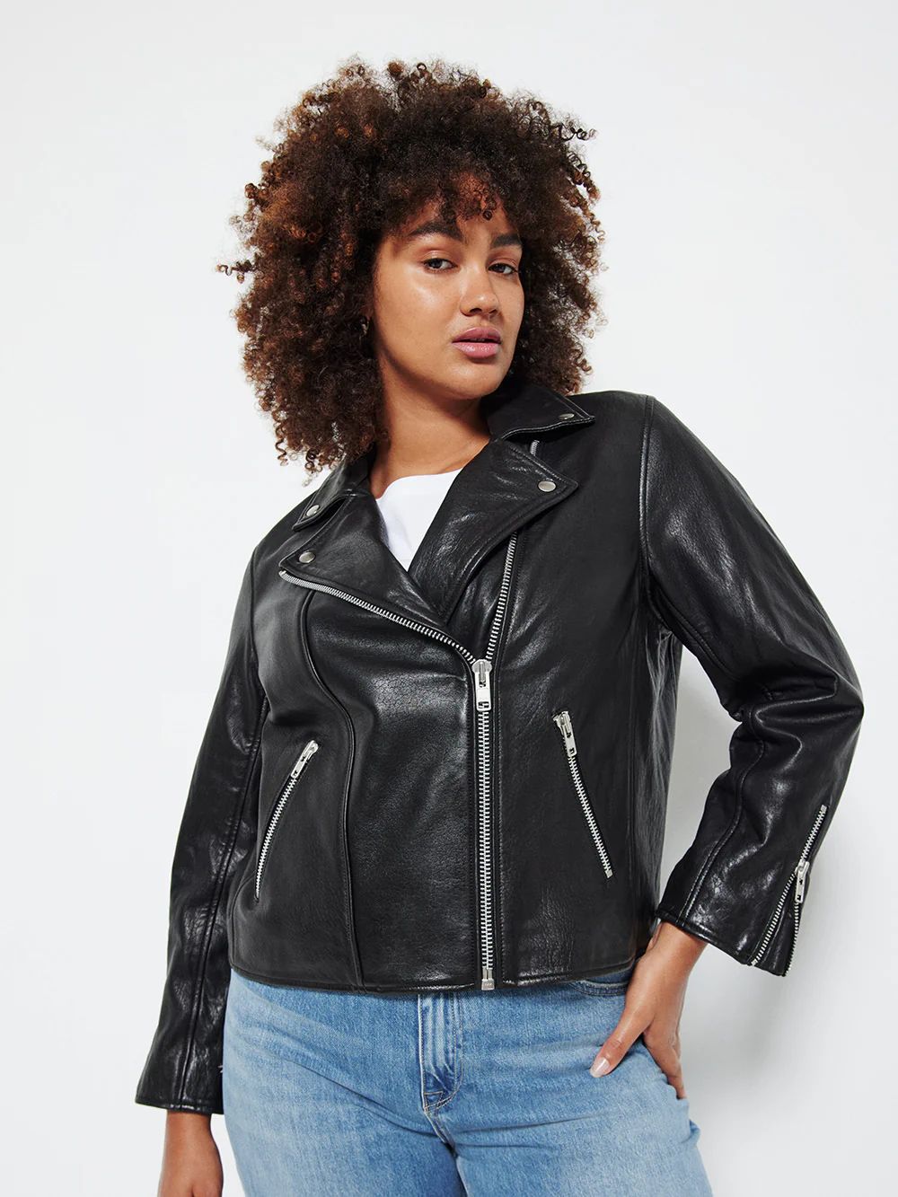 The Leather Biker Jacket - Image 6