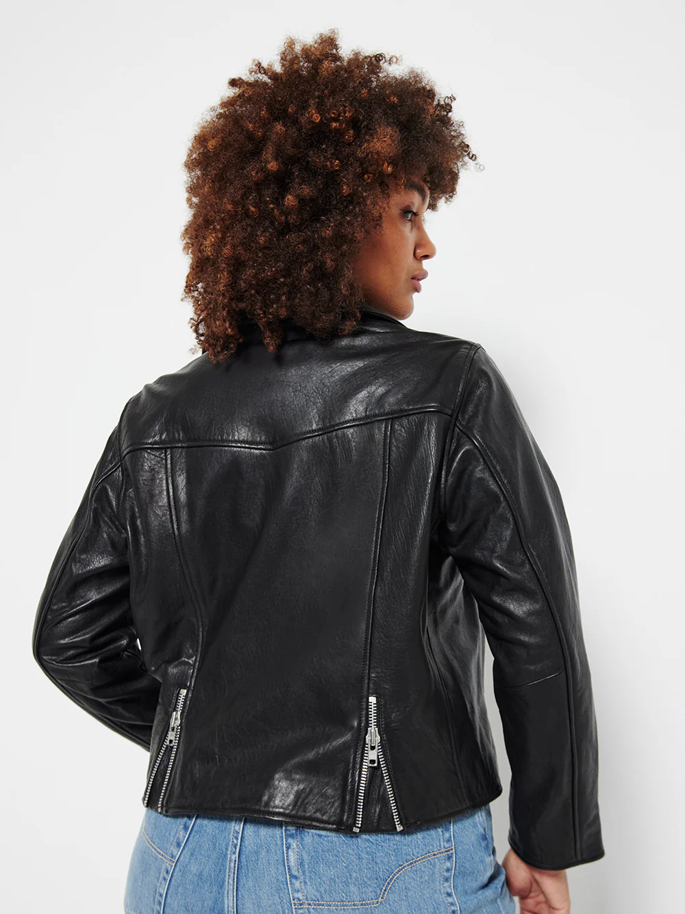 The Leather Biker Jacket - Image 9