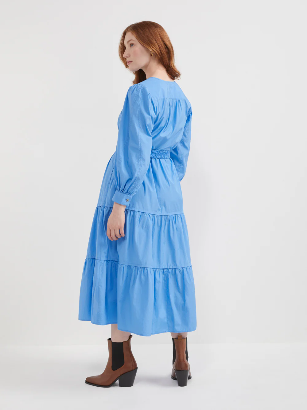The Poplin Tiered Dress - Image 3