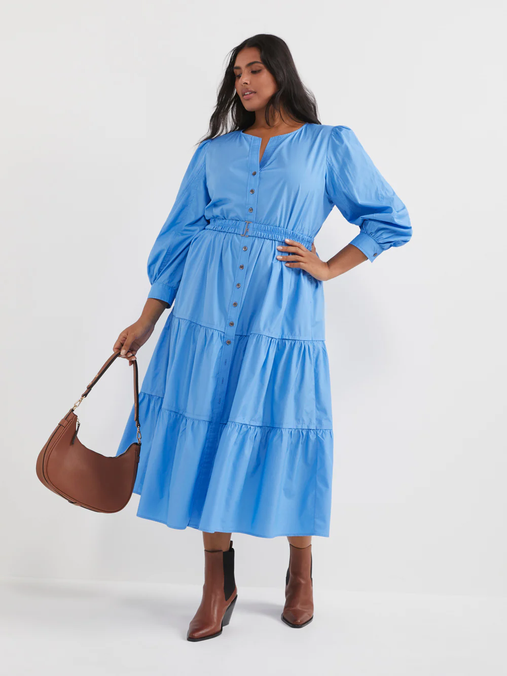 The Poplin Tiered Dress - Image 6