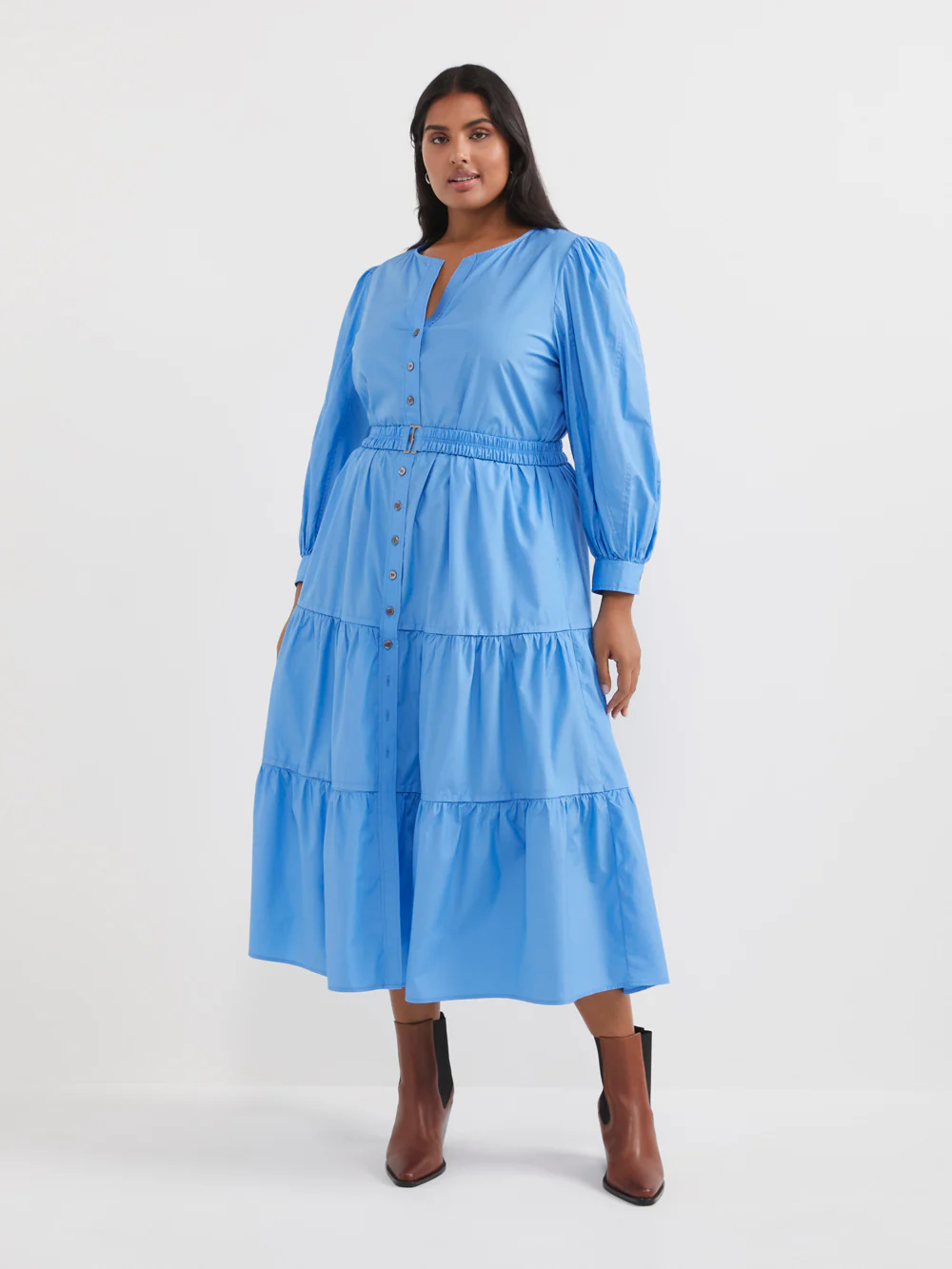 The Poplin Tiered Dress - Image 8