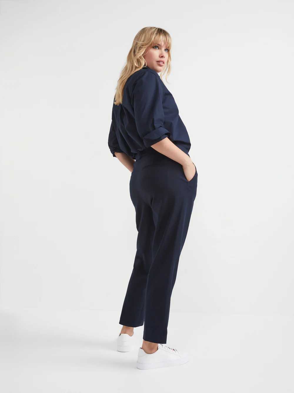 The Refined Stretch Cotton Trouser - Image 3