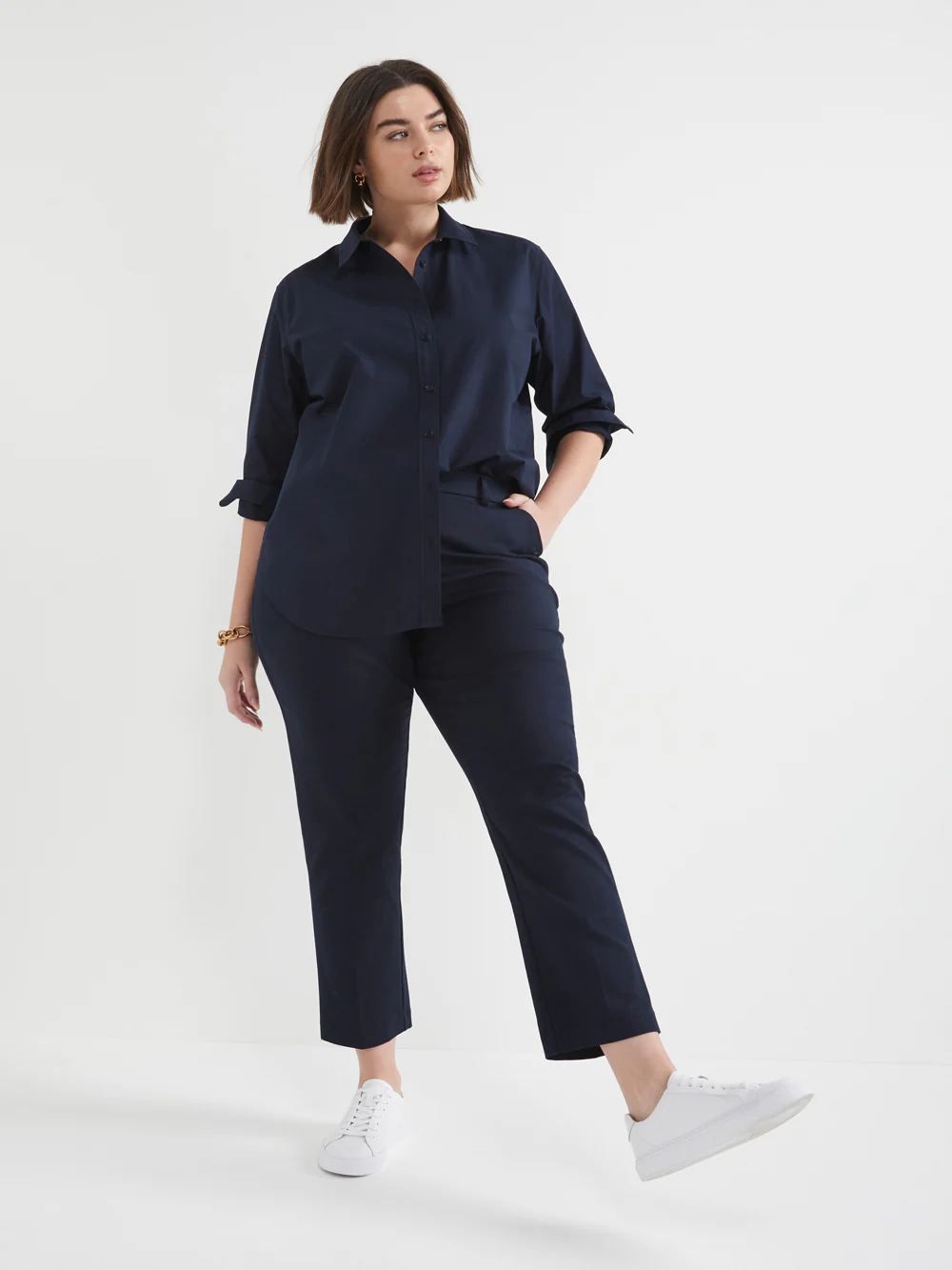 The Refined Stretch Cotton Trouser - Image 5